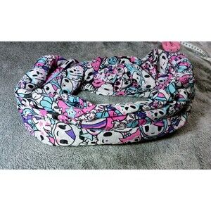 TOKIDOKI NEON STAR INFINITY SCARF NEW with Tags 20" Wide Anime Cartoon Colorful